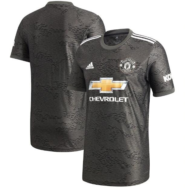 Manchester United Away Black Soccer Jersey Shirt 2020/21